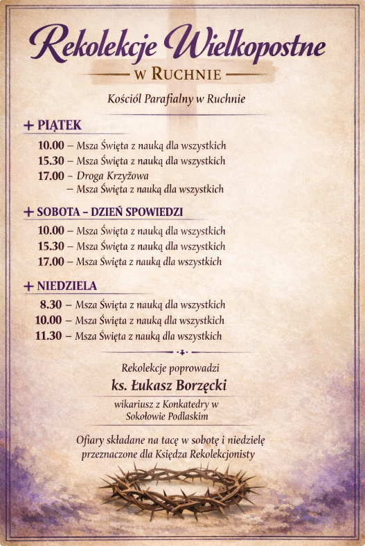 Rekolekcje wielkopostne